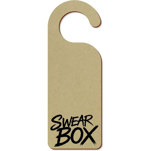 Swear box door hanger sign - hanger,