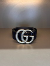 GUCCI GG buckle leather mens