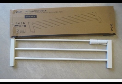 Hauck white stair safety gate - hauck,