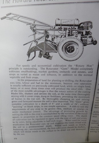 The howard gem rotavator - the,