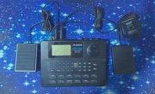 ALESIS SR-16 Drum Machine with TWO Alesis Foot Pedals, Power Supply & Manual