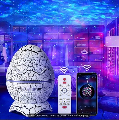 Dinosaur egg star projector - egg,
