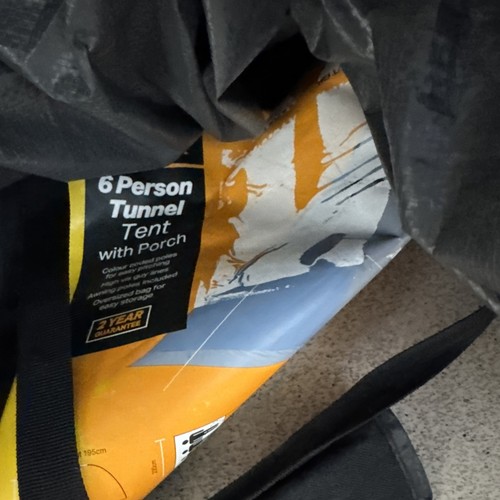 Halfords person tunnel tent - person,