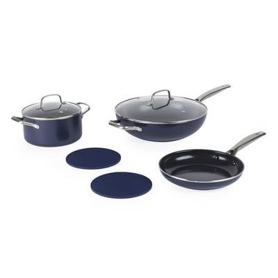 Blue diamond pcs cookware - diamond, 7-pcs