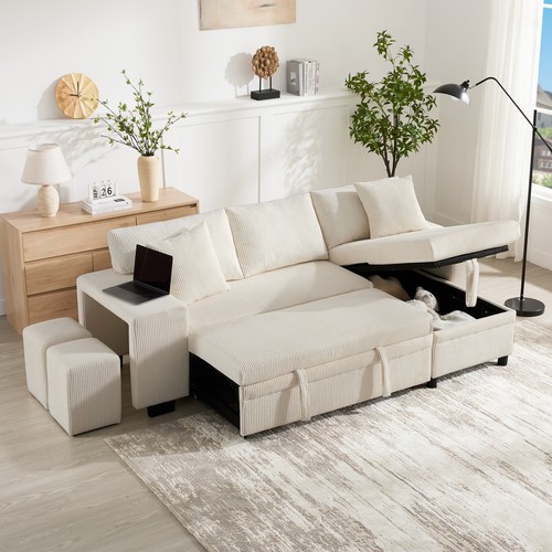 Shape corner sofa bed pull - bed,