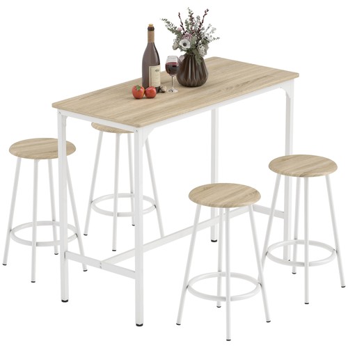 Homcom piece bar table - 5,