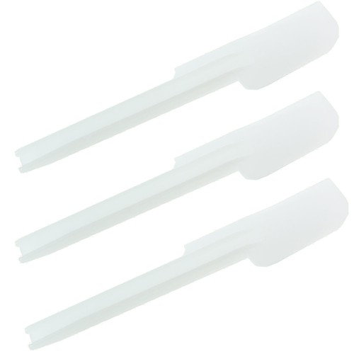 White plastic cooking mixing - white,