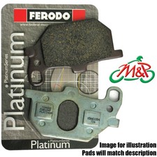 Honda VT 250 FZ 1987 Organic P Front Disc Brake Pads