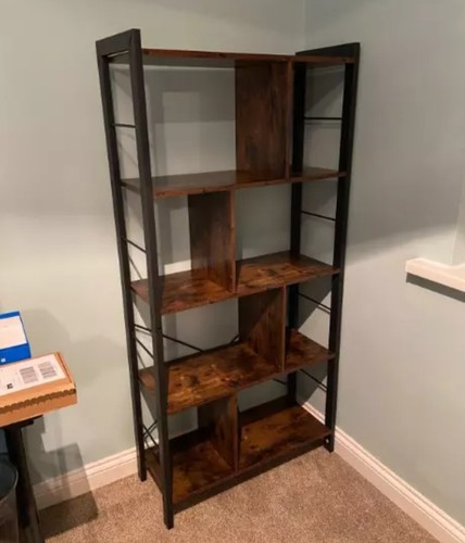 Vintage industrial bookcase - vintage,