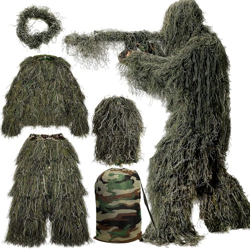 Woodland ghillie suit - ghillie,