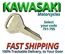 Kawasaki Motorcycle Keys Z1 KZ1000 KZ900 Replacement Key Cut to Code 751-795
