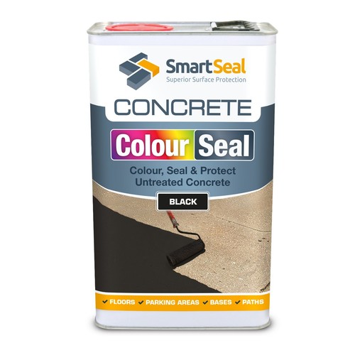 Coloured concrete sealer paint - concrete,