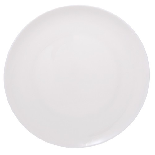 White china side plate - , 6.5"