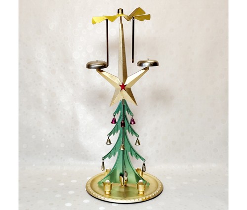 Vintage christmas tree candle - christmas,