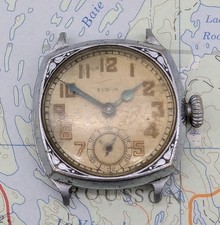 Vtg Elgin Square Tonneau Art