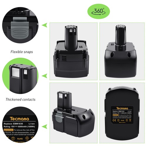 18v 6000mah battery for - 18v,