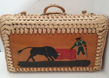 VINTAGE SPANISH WICKER BASKET