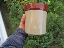 70s 80s DENBY STONEWARE Stilton Pot 13cm hi x 12cm dia Earthenware Ceramic 886g