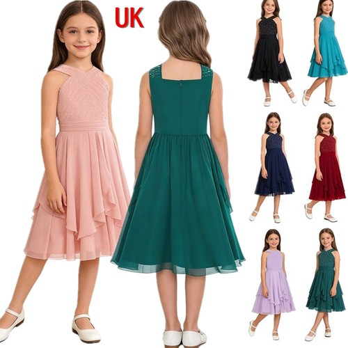 Chiffon flower girl dress - flower,