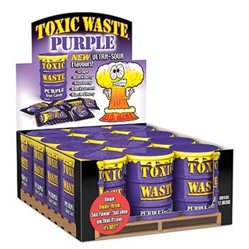 Toxic waste drum sour - toxic, candy