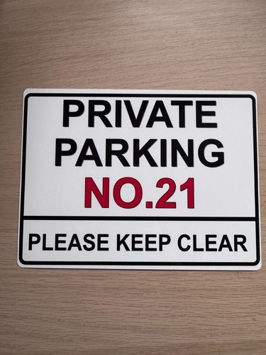 Personalised private parking - personalised,