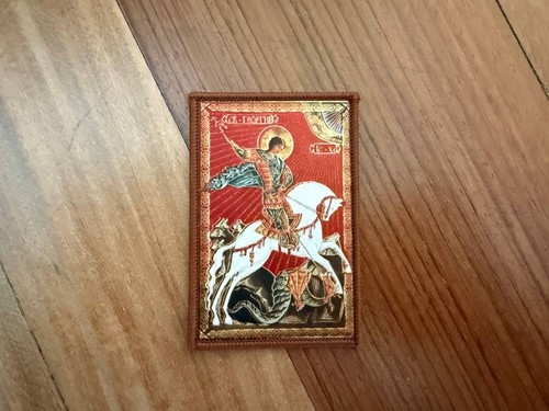 Saint george morale badge - george,