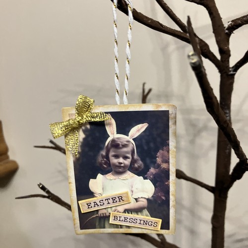 Vintage style photo easter - vintage,