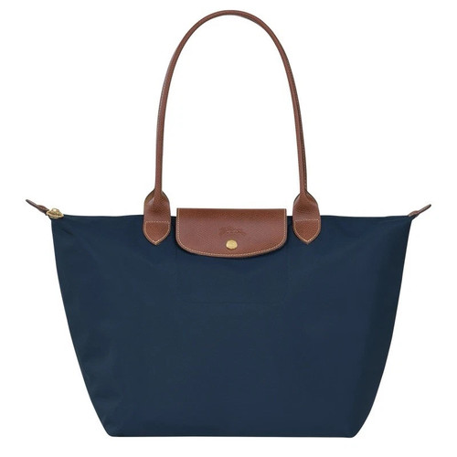 Longchamp navy blue - longchamp, tote