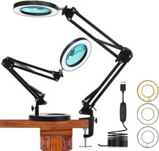 10X Magnifier Lamps 3 Colors &