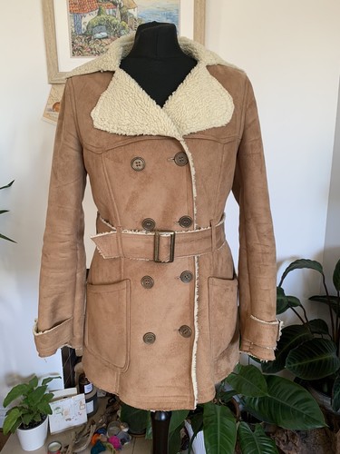 Zara trf brown faux suede - zara,