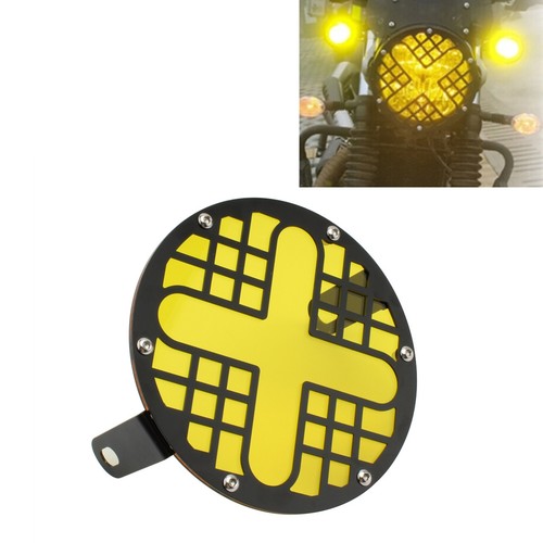 Yellow headlight grille - yellow,