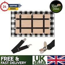 5Pc Adjustable Tablecloth Clips with Hidden Elastic Straps Table Cover Holders