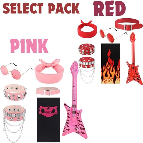 7pcs punk gothic rocker - 7pcs,