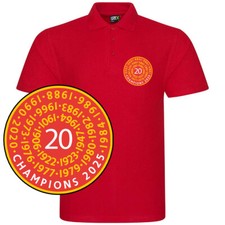 Liverpool 20 League Champions of England Polo Shirt 2025 Years of Triumph