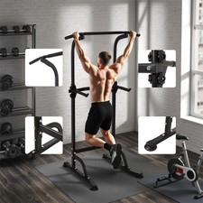 Pull Up and Dip Station Multifunction Push Up Equipment for Home Workout UK