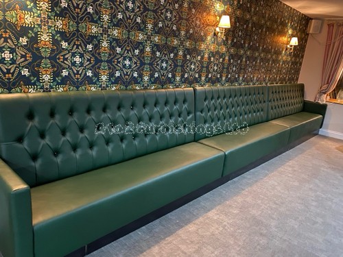 Restaurant booth seating set - booth,