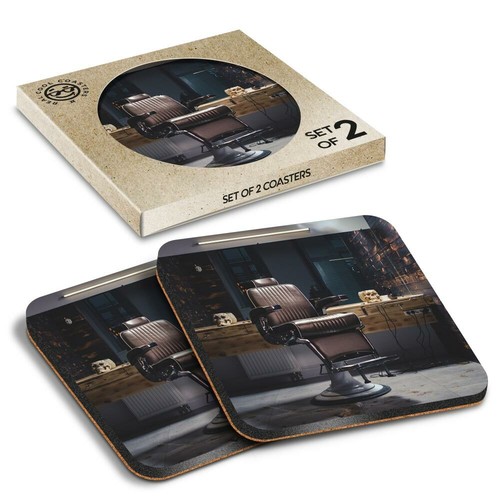 Boxed square coasters - square,