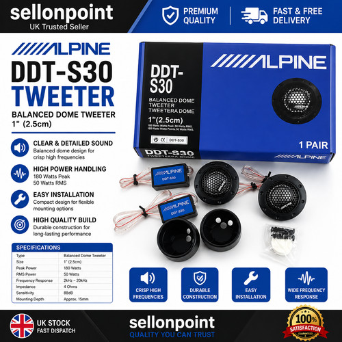 25mm 360w dome - dome, balanced