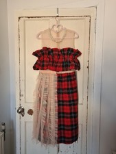 Simone Rocha H&M Collab Tartan Dress Size 10