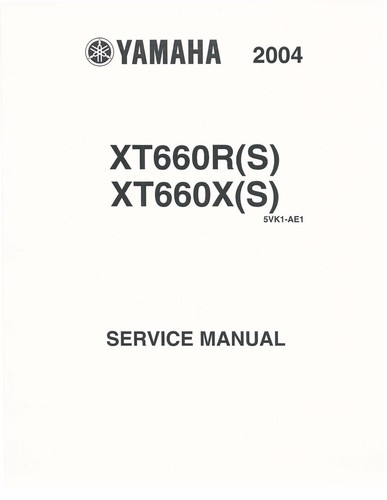 Yamaha service manual 2004