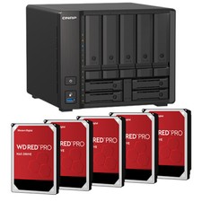 QNAP TS-932PX: 9-Bay NAS HDDs | 24-80TB | 10GbE | Quad-Core | Home & Business