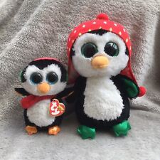 2 X TY Beanie Boo Penguin 2015