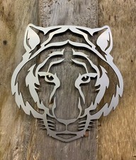 TIGER CAT STEEL METAL WALL ART HOME GARDEN DECOR BIG CAT HEAD GIFT SMALL