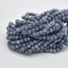 FACETED Round Beads - 4mm -
