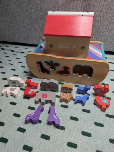 Hamleys wooden noah - noah's, toy