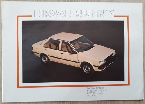 Nissan sunny range - nissan, brochure