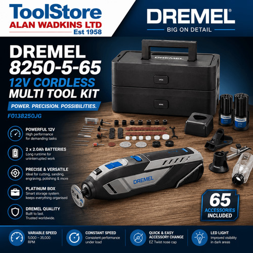 Dremel 8250 12v - 8250-5-65, cordless