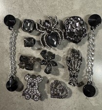 A Set of Black Gothic Croc