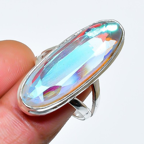 Mystic topaz gemstone handmade - mystic,