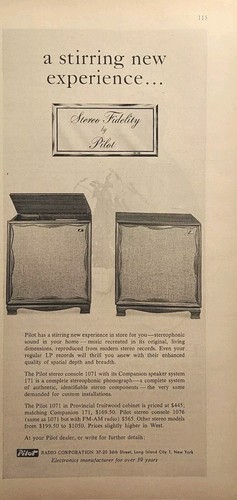 Pilot radio corporation stereo - pilot,